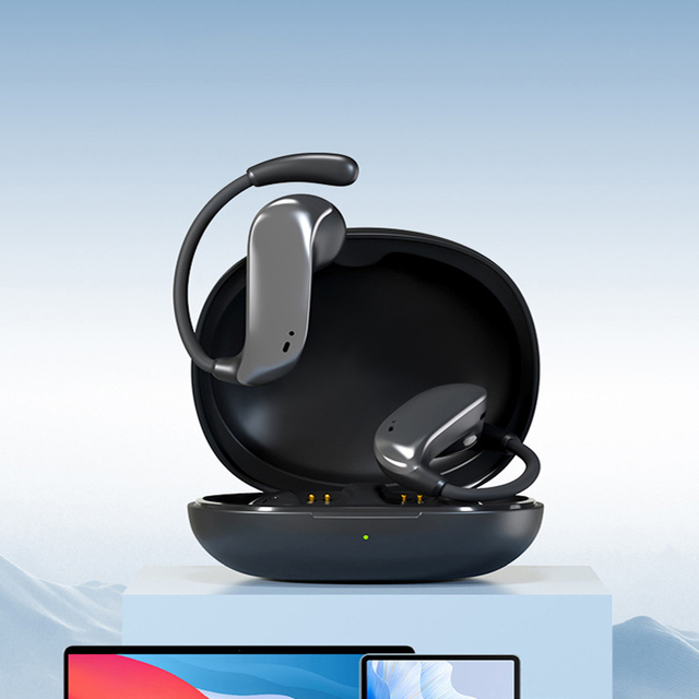 New 2025 High Quality Open Ear Hook TWS Earphones Air Conduction OWS Earbuds Sports Wireless Headphones 20 Hours Battery Life