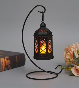 Vintage Vogelkooi Hangende Lantaarn Led Ip65 Waterdicht Winddicht Batterijgevoed Indoor/Outdoor Home Decor Kerst - Product Image 4