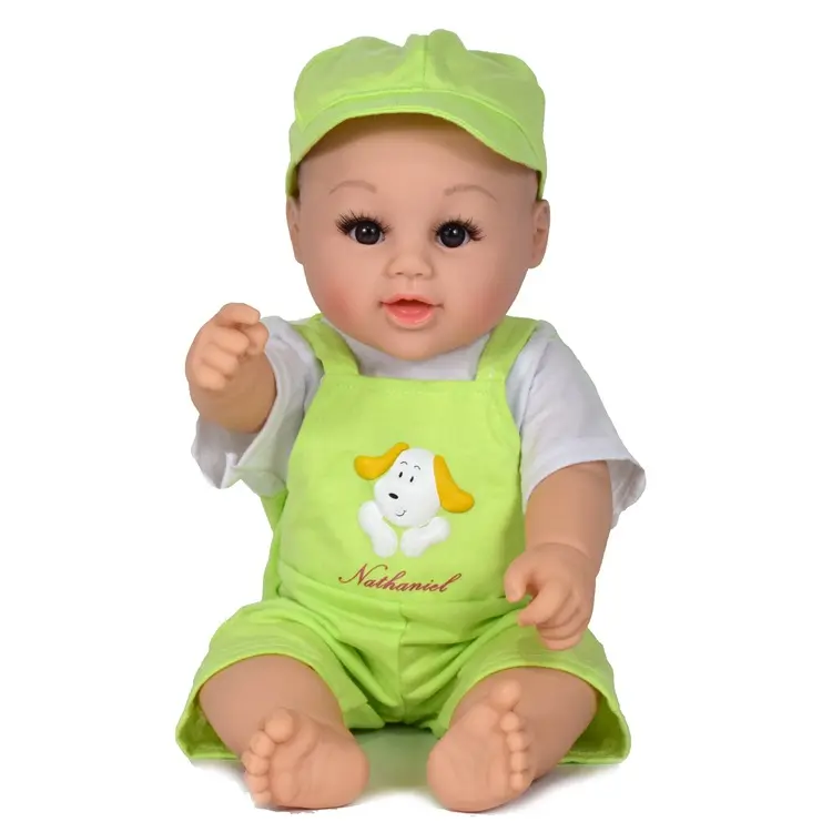 18 inç ROTOCAST simülasyon vinil bebek bebek kıyafet bebek bebek gerçek görünüyor giysileri ile