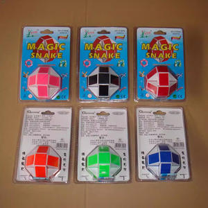 Juguete de rompecabezas Magic Snake de 24 segmentos para niños, juego educativo para estimular el cerebro, multicolor - Product Image 1