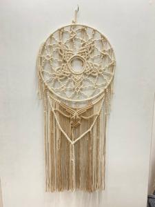 Atrapasueños de algodón Natural hecho a mano Art Deco para decoración de oficina en casa Material sostenible para Ramadán cumpleaños artesanía Diwali - Product Image 2