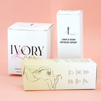 Boîte en papier pliable blanche personnalisée, emballage cosmétique de luxe, boîte en carton à rabat pour parfum, bougie, huile