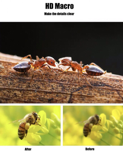 Thiết Kế Mới 2-Trong-1 Ảnh Tự Sướng Sống Vẻ Đẹp Điện Thoại Di Động Ống Kính Kính Quang Học 15X Macro Hai Mặt <span class=keywords><strong>7</strong></span> Lớp Tráng Cho 13/ - Product Image 5