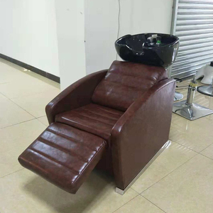 Fauteuil <span class=keywords><strong>de</strong></span> lavage semi-inclinable moderne et minimaliste à action rapide avec bassin en céramique pour <span class=keywords><strong>salon</strong></span> <span class=keywords><strong>de</strong></span> coiffure - Product Image 6
