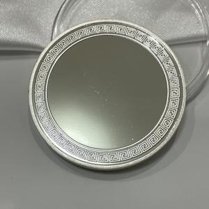 Individuelles Logo Einzigartige Personalisierte Flache Blanko-Metall-Spiegel-Münzen Solide Gedenkmünzen Lasergravierte DIY-Sammler-Herausforderungsmünze - Product Image 3