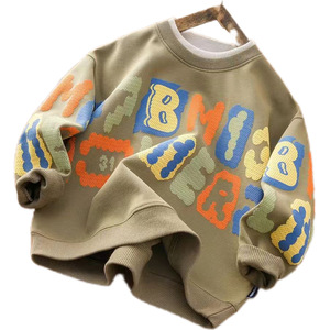 2024 printemps automne garçons <span class=keywords><strong>sweat</strong></span> élégant Version coréenne mode pour grands enfants Style décontracté pour enfants - Product Image 5