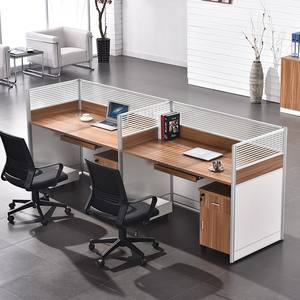 Moderno 6 personas espacio abierto muebles de madera Oficina ordenador estación de trabajo escritorio para la escuela y uso doméstico - Product Image 4