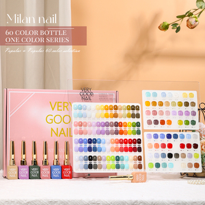 Set Smalto Semipermanente VERY GOOD NAIL 60 Colori Forniture per Saloni Esmalte a Lunga Durata con Tappo Dorato - Product Image 4