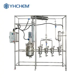 100L pyrolysis oil to diesel distillation plant oil distiller column distillation