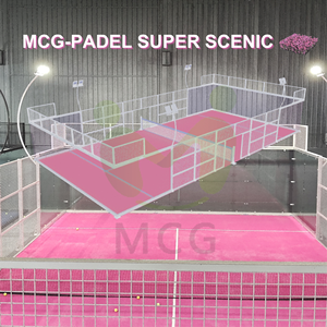 Cancha de <span class=keywords><strong>padel</strong></span> panorámica de 12mm de espesor cancha de tenis en todo el mundo con gran <span class=keywords><strong>descuento</strong></span> - Product Image 3