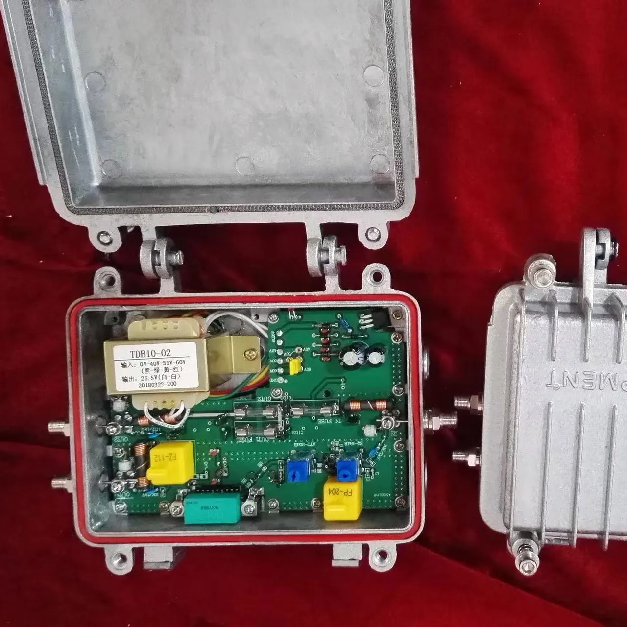 CATV açık su geçirmez kablo hattı amplifikatörü
