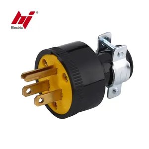 NEMA 5-15P Plug US Grounded Power Plug DIY US Rewireable Plug 15A 125V