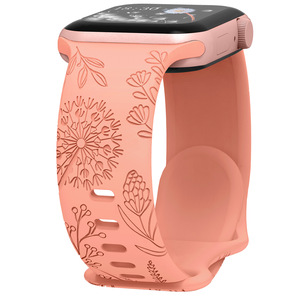 Correas de Reloj de Silicona Grabadas con Láser al por Mayor para Apple <span class=keywords><strong>Watch</strong></span> S9 45mm Ultra 49mm SE 44mm, Correa Deportiva para Reloj - Product Image 6