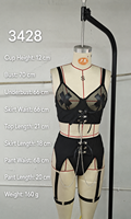 Lingerie sexy pour femmes XXL en résille, soutien-gorge à armatures, string porte-jarretelles taille haute, harnais à lanières pour les jambes, vente en gros OEM