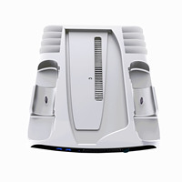 Station de charge rapide multifonctionnelle 4-en-1 en gros support de base de ventilateur de refroidissement pour accessoires de console de jeu PS5