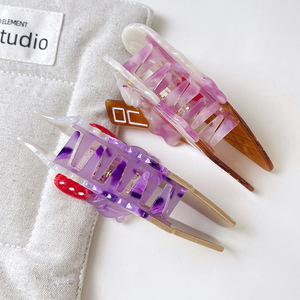 กิ๊บติดผมรูปสัตว์น่ารัก ดีไซน์เฉพาะของ YIYI ประดับพู่อะซิเตท ตกแต่งด้วยไอศกรีม คุณภาพสูง ขายดี เหมาะสำหรับทุกเพศทุกวัย - Product Image 6