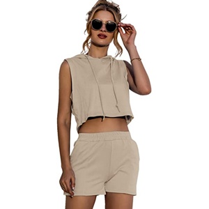 Ropa Deportiva Casual de Otoño para Mujer, 100% Algodón Ecológico, Camisetas sin Mangas Estilo Urbano - Product Image 1