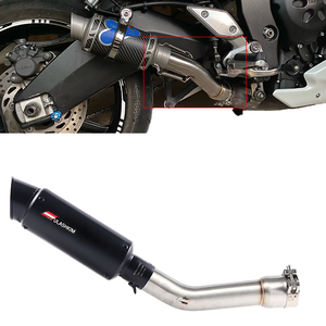 Выхлопная система ULASHKIM для мотоциклов <span class=keywords><strong>Yamaha</strong></span> FZ1N/FZ1000/ZX1000 2006-2015: глушитель, соединительная труба, новая, гарантия 1 год - Product Image 1