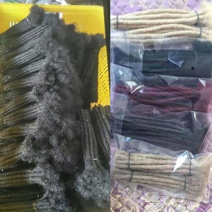 6-30 pulgadas 0,2/0,4/0,6/0,8 cm hecho a mano Ombre <span class=keywords><strong>Loc</strong></span> extensión de cabello humano para hombres y mujeres extensiones de rastas de cabello humano Real - Product Image 6