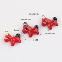 Breloques en forme de cheval en alliage de zinc, peintes par pulvérisation, pour bracelets, colliers, boucles d'oreilles et autres accessoires de bijoux DIY