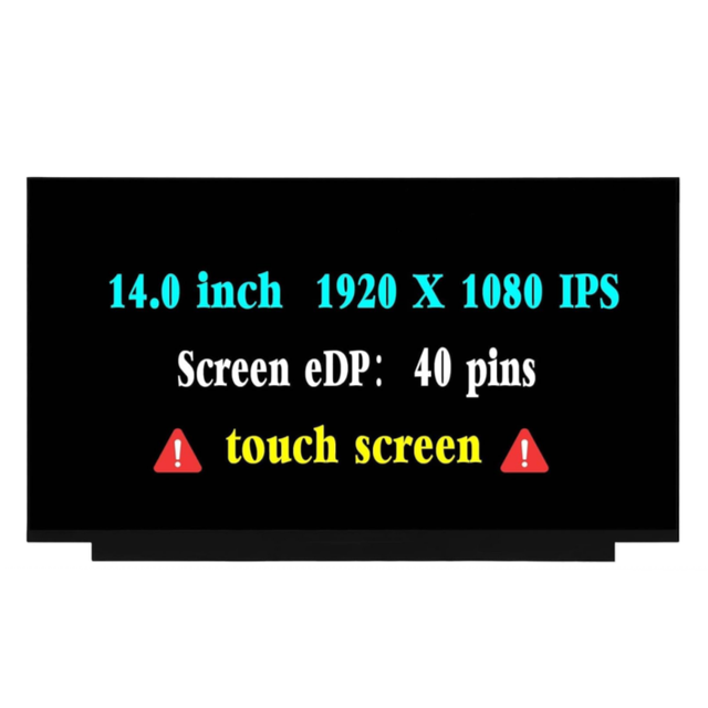 New LCD Screen Display Panel for Lenovo ThinkPad T14s Gen 2 5D11B61734 1920x1080 14.0" 60Hz LED Digitizer Touch Screen 40 Pins