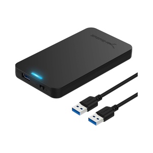HK-HHT 2.5 "SATA USB 3.0 aletsiz plastik dizüstü bilgisayar harici HDD muhafaza [optimize edilmiş SSD desteği UASP SATA III] siyah (EC-UASP) - Product Image 1