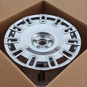 适用于梅赛德斯E级的欧洲高级汽车改装锻造轮毂，经典大脸浮盖镜面抛光 - Product Image 4