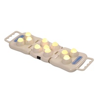 Pop relax corps 11 boule led infrarouge Jade chauffage masseur tourmaline tapis thérapie thermique projecteur de massage
