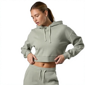 Conjunto de Sudadera con Capucha y Pantalones Deportivos Unisex de Invierno, Transpirable, Estampado, Informal, Holgado, de Algodón y Felpa, Ecológico, Grueso, para Entrenamiento - Product Image 2