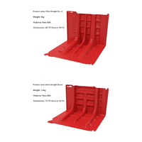 Barrera portátil contra inundaciones de ABS, duradera, impermeable, tamaño personalizado, fácil instalación, protección.