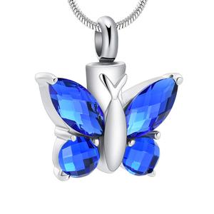 Perhiasan Kremasi Kupu-Kupu untuk Abu - Kalung Urn untuk Abu untuk Wanita - Liontin Kenang-kenangan Abu Perhiasan Memorial Hadiah - Product Image 2