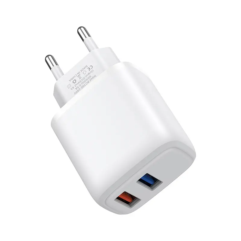 ポータブルEU/USプラグデュアルポート壁充電器USB電話充電器Xiaomiの旅行用急速充電器