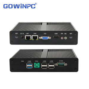 มินิพีซีอุตสาหกรรมพร้อมโปรเซสเซอร์ Intel Celeron J1900 พอร์ตอีเธอร์เน็ตแบบดูอัลกิกะบิต 6 พอร์ต USB รองรับ HDMI VGA WiFi และ 4G - Product Image 2