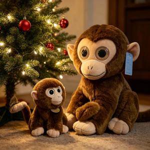 Adorables Peluches <span class=keywords><strong>de</strong></span> Mono <span class=keywords><strong>de</strong></span> 20cm/30cm con Corazón, Lindos Peluches <span class=keywords><strong>de</strong></span> Mono, Regalos para el Día <span class=keywords><strong>de</strong></span> San Valentín y Navidad - Product Image 3