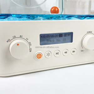 NOUVEAU <span class=keywords><strong>Lecteur</strong></span> <span class=keywords><strong>CD</strong></span> Seawave avec minuterie, rechargeable, écran LCD, lampe de projection réglable, bruit blanc, audio BT, haut-parleur vinyle - Product Image 4