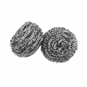 Kitchen Pot Cleaning Scourer 20g 410 Stainless Steel Silver Provided Stainless Steel Foam Scouring Pad Sponge Kitchen