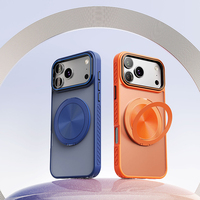 For <strong>iphone</strong> <strong>17</strong> Frosted Magnetic Phone <strong>Case</strong> <strong>Best</strong>-<strong>selling</strong> 360 Rotation Stand Anti-slip for <strong>iPhone</strong> <strong>17</strong> Pro Max Matte <strong>Cases</strong>