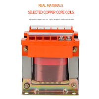 Transformateur de puissance monophasé 500-1000VA, entrée 220V, sortie 36V, 50/60Hz, rendement 0,98, alliage d'aluminium et cuivre, personnalisable