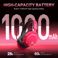 Auriculares Inalámbricos para Juegos Onikuma GT886, Sonido Envolvente 7.1, Batería de 1000 mAh, Auriculares para Gamers con Micrófono para PC, PS4, Switch