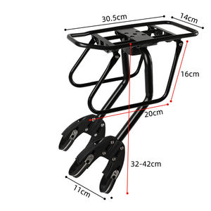 <span class=keywords><strong>Porte</strong></span>-bagages arrière en alliage d'aluminium réglable, capacité <span class=keywords><strong>de</strong></span> 115 lb, <span class=keywords><strong>porte</strong></span>-bagages pour <span class=keywords><strong>vélo</strong></span>, <span class=keywords><strong>porte</strong></span>-bagages pour <span class=keywords><strong>vélo</strong></span> - Product Image 3