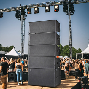 LA215 sistema de altavoces de matriz de línea dual profesional de 15 pulgadas 1200W-4800W altavoces de matriz de línea bidireccional para altavoz de música de club nocturno - Product Image 6