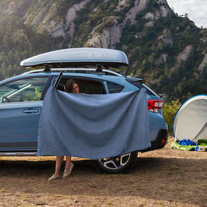 Serviette de bain magnétique d'extérieur à séchage rapide et anti-sable, légère, multi-usages, pour voyage, randonnée, camping, serviette de plage en microfibre magnétique - Product Image 4