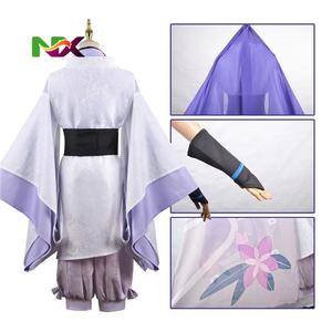 Costume de <span class=keywords><strong>cosplay</strong></span> <span class=keywords><strong>Scaramouche</strong></span> le Vagabond de Genshin Impact, ensemble complet <span class=keywords><strong>Scaramouche</strong></span> comprenant un couvre-chef, une perruque, tenues de tous les jours du vagabond - Product Image 2