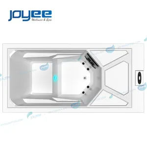 JOYEE Hot Sale Indoor Outdoor Acrylic Ice Bath Freestanding Cold Plunge Ice Tub Cold Water cold plunge with Pump and Chiller
