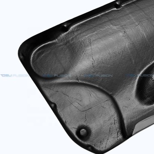 Pour Nissan 180SX S13 240SX 1989-1998, panneaux de porte intérieurs en fibre de carbone, style DM, garnitures de porte intérieures, paire - Product Image 2
