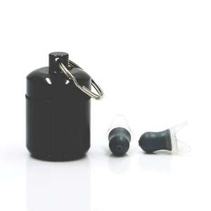 透明な航空用耳栓航空旅行用防音音楽耳保護フライングソーサーデザイン - Product Image 1