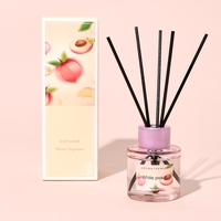 Verre décoratif de luxe RU Air 50ml parfum de longue durée de 1.7oz pour diffuseur de roseaux ensemble d'huile comprenant des boîtes d'emballage