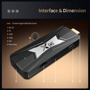 Performances exceptionnelles, haute qualité, nouveau dongle vidéo intelligent AV1 AI-SR, chipset S905X5M, lecteur multimédia, clé <span class=keywords><strong>TV</strong></span> 4K - Product Image 4