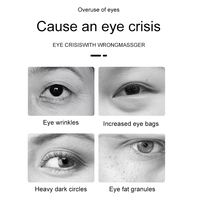 Appareil de massage intelligent pour les yeux, soins anti-cernes, livraison gratuite, BI09, kc pse ce rohs