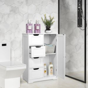 Modern Wooden Furniture Cheap Storage <strong>Bathroom</strong> High-capacity Drawer <strong>Cabinets</strong> Tall <strong>Thin</strong> <strong>Cabinet</strong> - Product Image 4